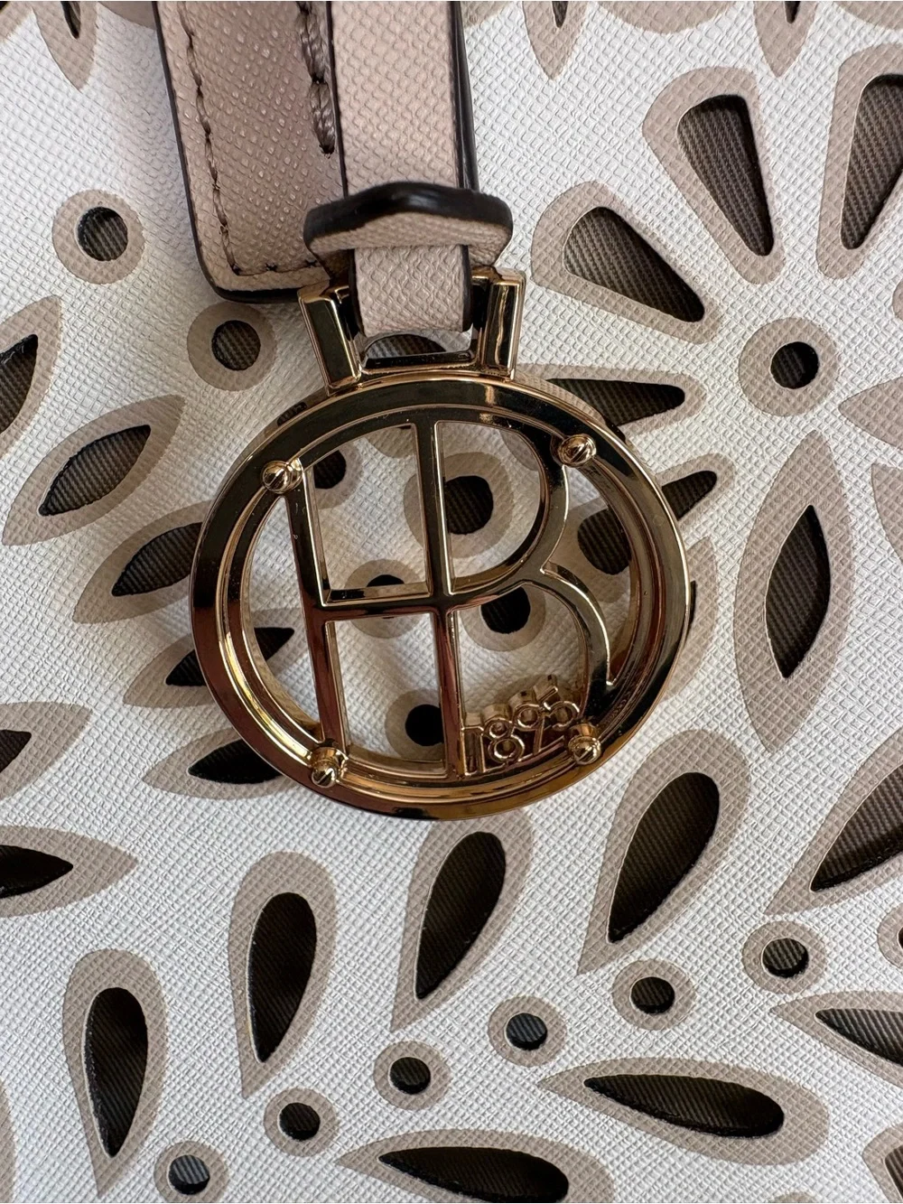 henri bendel laser cut satchel w crossbody NWT rare - Picture 6 of 11